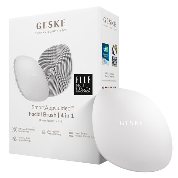 Щітка для обличчя GESKE Facial Brush 4в1 white