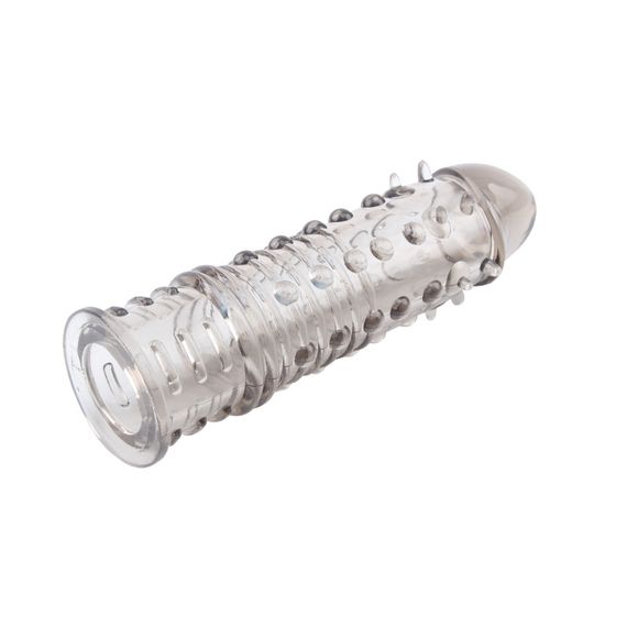 Насадка рельєфна напівпрозора Chisa Superme Clear, сіра sexstyle | Зображення 2