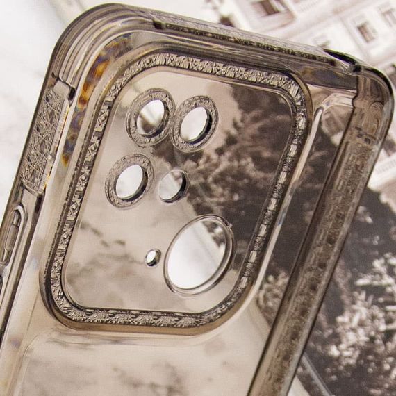 Чохол TPU Starfall Clear для Xiaomi Redmi 10C Сірий | Зображення 4