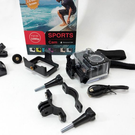 Камера гоу про DVR SPORT A7, HD Action Camera, Камера нагрудна full-hd Налобна PR-71 | Зображення 9