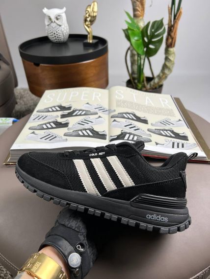 Мужские кроссовки ZX Street All Black White весна / літо / осінь A3685 43 27.5 см | Зображення 4