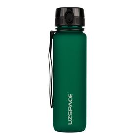 Бутылка для воды UZSPACE 3038(Dark-Green) 1000 мл, темно-зеленая