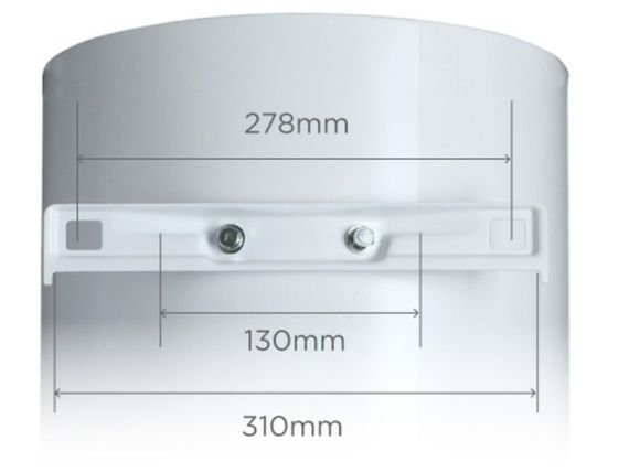 Водонагрівач Midea INSTALL 50 л, 1500 Вт, "мокрий" ТЕН, вертикальний, циліндричний, білий (000004639) | Зображення 6