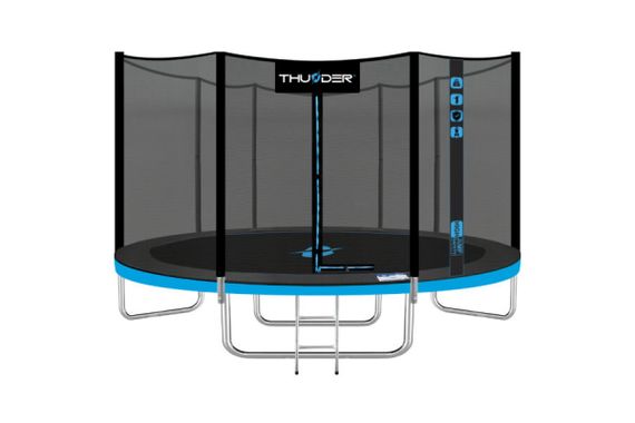 Батут із внутрішньою сіткою THUNDER OUTSIDE PRO 12FT 366 см Black/Blue