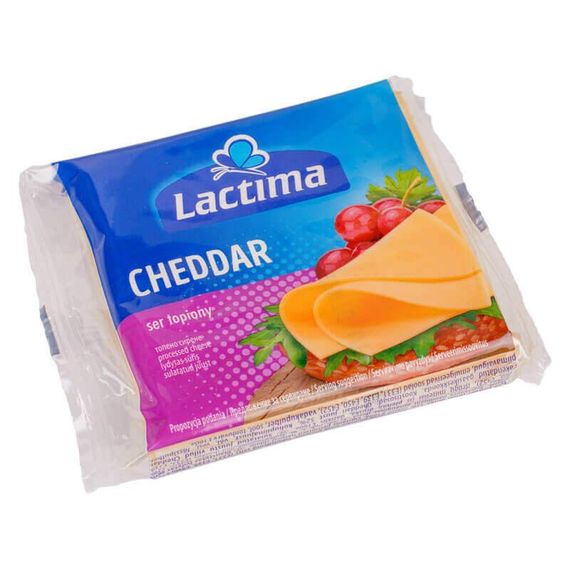 Сир порційний Lactima Cheddar (Чеддер), 140 г
