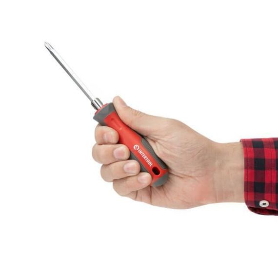 Викрутка двостороння 100 мм PH2, SL6 INTERTOOL VT-3344 | Зображення 3