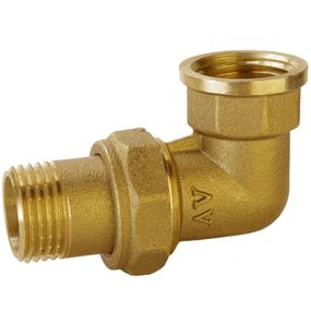 Згін-американка латунна кутова 3/4" Б0839А