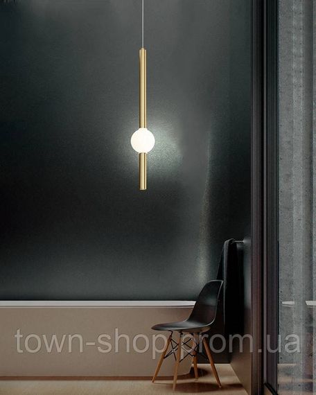 Люстра потолочная LED ND7044/900VB-k Латунь 100-200х10х10 см.