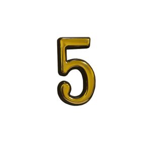 Номер пластиковий "5" 100мм