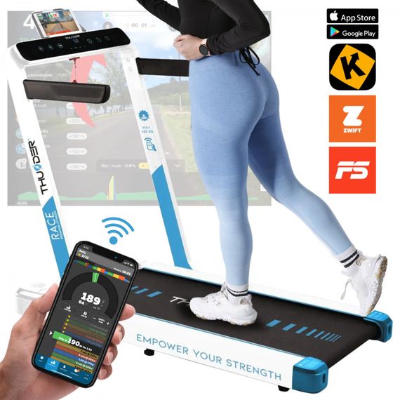 Бігова доріжка THUNDER Race White | Зображення 2