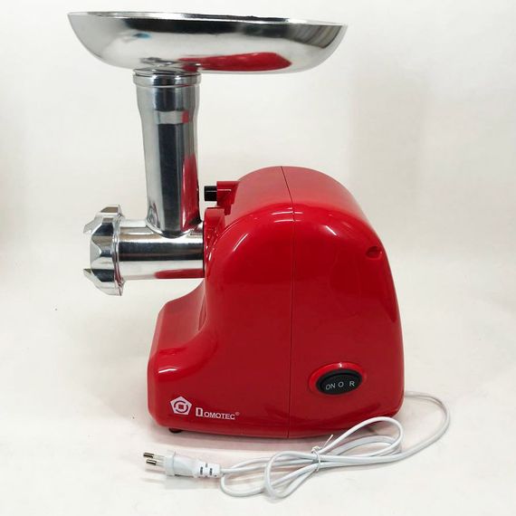 М'ясорубка електрична метал Domotec MS-2017, Електром'ясорубка для шатківниці, RQ-808 М'ясорубка металева | Зображення 8