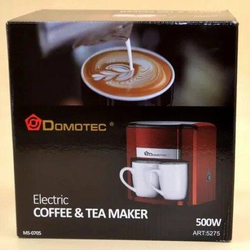Кавоварка для дому Domotec MS-0705, Кавоварка для дому, Маленька кавомашина UE-372 для дому | Зображення 2