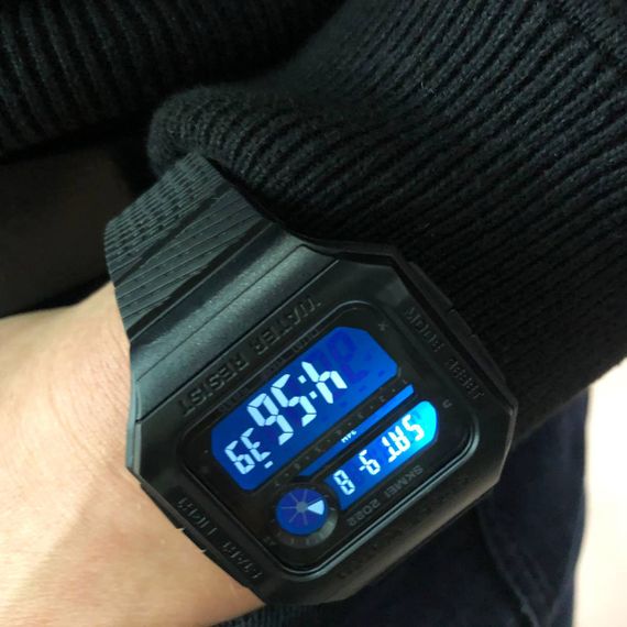 Годинник наручний чоловічий SKMEI 2022BKBK, армійський годинник протиударний, брендовий чоловічий годинник | Зображення 1