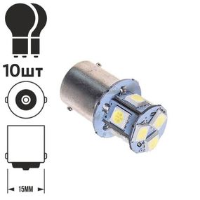 Лампа діодна S25 1157-5050-8SMD 2 контакту 08235