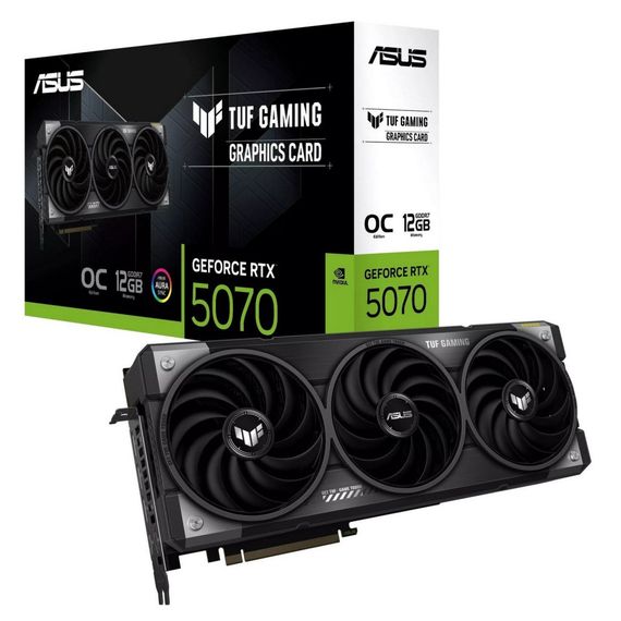 Відеокарта ASUS GeForce RTX5070 12Gb TUF OC GAMING (TUF-RTX5070-O12G-GAMING) | Зображення 9