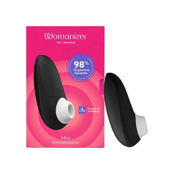Вакуумний міні-стимулятор клітора Womanizer Mini 2, чорний Sex Aura