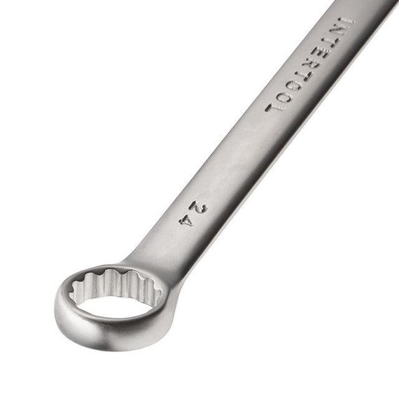 Ключ комбінований 24 мм, Cr-V INTERTOOL HT-1224 | Зображення 2