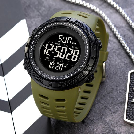 Годинник S2kmei 2070AG Army Green | Зображення 3