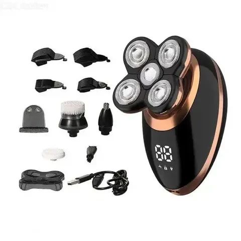 Бритва 5 в 1 VGR V-316 Водонепроницаемая Аккумуляторная С LED дисплеем | Зображення 3
