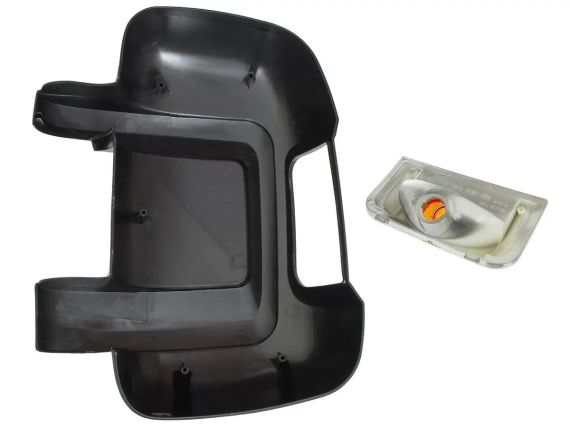 Fiat Ducato III (від 2006-) корпус зовнішнього дзеркала правий ДОВГИЙ КРОНШТЕЙН + поворотник, Фіат Дукато 3 | Зображення 1