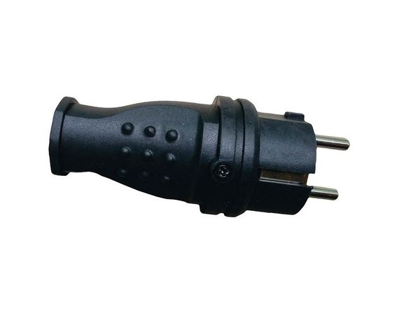 Вилка каучуковая прямая с заземлением RUBBER IP44 Ny95000072 | Зображення 2