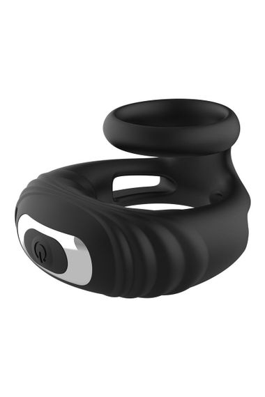 Ерекційне віброкільце Dreamtoys Ramrod з пультом, чорне Sex Aura | Зображення 7