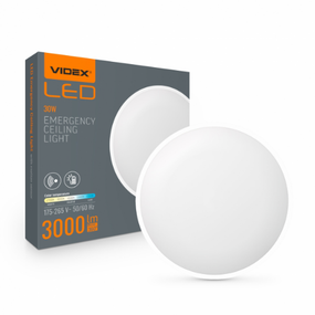Світильник LED аварійний 30W 2700-6500К VL-CLR-EM300-2 Videx