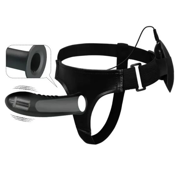 Страпон PRETTY LOVE Strap-on MYRON 7,2 Vibration Sex Aura | Зображення 4