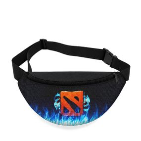 Дитяча сумка-бананка Dota 2 32х15 см на пояс або через плече (5835)