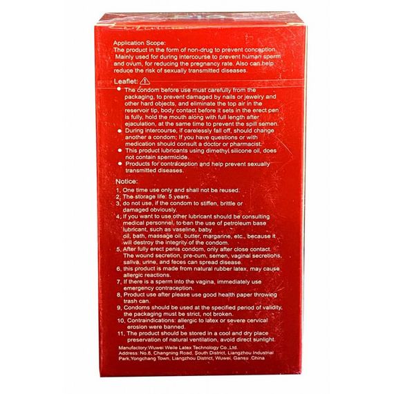 Презервативы Olo 0.01 Red Foil, согревающие возбуждающие с гиалуроновой кислотой, 10 шт. Sex Aura | Зображення 1