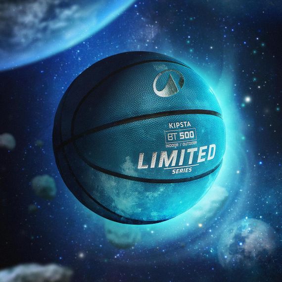 Баскетбольний м'яч BT500 розмір 7 синій - Без розміру | Зображення 2