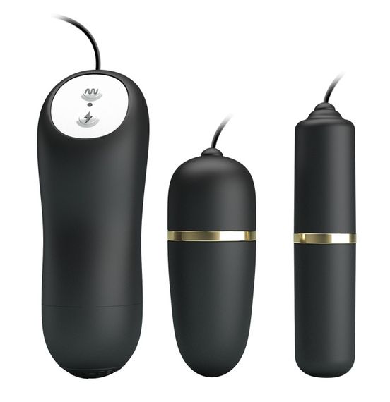 Віброяйце-електростимулятор Pretty Love Double Vibro-Bullets, BI - 014878 Sex Aura | Зображення 3