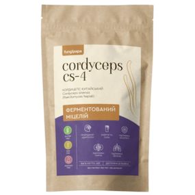 Грибний комплекс Fungipapa Кордицепс китайський (Cordyceps sinensis) - ферментований міцелій 60 г /30 порцій/
