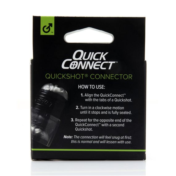 Адаптер Fleshlight Quickshot Quick Connect для з'єднання двох Квікшотов в одну іграшку | Зображення 3