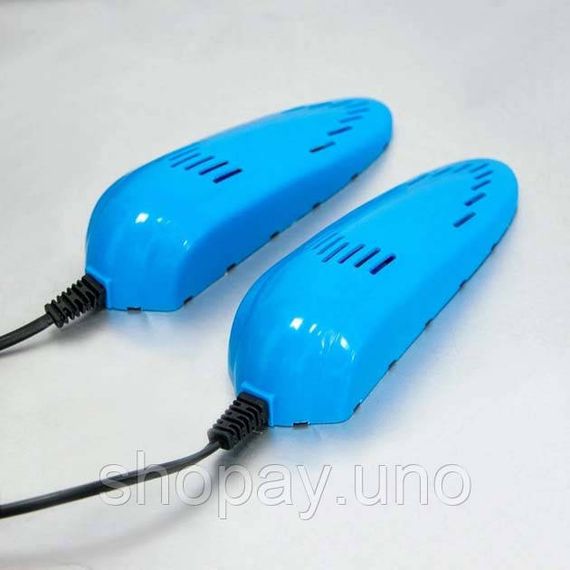 Електрична сушарка для взуття SHOES DRYER, 220V / Електросушарка для сушіння взуття. Колір блакитний XO-87 | Зображення 1