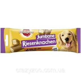 Лакомство для собак Pedigree Jumbone Riesenknochen Medium с курицей и ягненком 180 г 39950