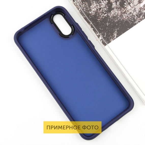 Чехол TPU+PC Lyon Frosted для Oppo A60 4G Navy Blue | Зображення 2