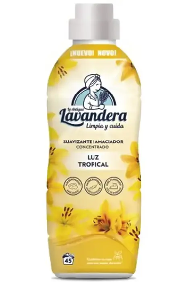 Кондиціонер для білизни Lavandera Luz Tropical Тропічне світло, 1 л (45 прань)