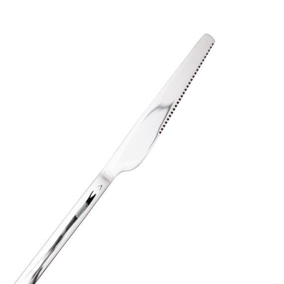 Набір столових ножів 6 штук з нержавіючої сталі 23 (см) Срібло HP-8-26 | Зображення 3