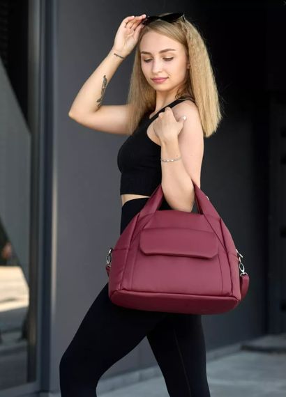 Жіноча спортивна cумка Sambag Vogue BKS бордо 37 х 25 х 16 см (90153005) | Зображення 5