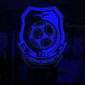Акриловый светильник-ночник Черноморец ФК синий tty-n002263