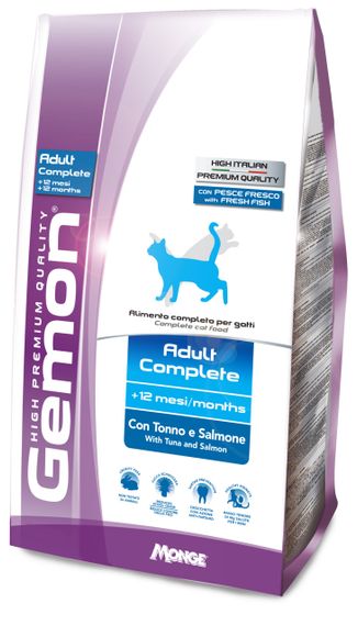 Корм Gemon Cat Adult Complete сухий з тунцем та лососем для дорослих котів 20 кг