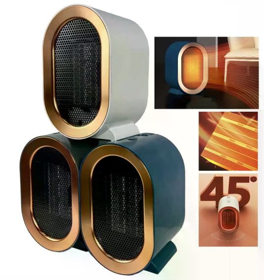 Керамічний обігрівач AIR HEATER 1200W • Настільний тепловентилятор 800/1200 Вт з PTC-нагрівачем і захистом від перегріву | Зображення 5