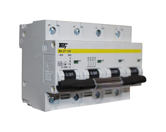 Автоматичний вимикач ВА27-100 4Р 125А 10 кА х-ка C Ny95504872