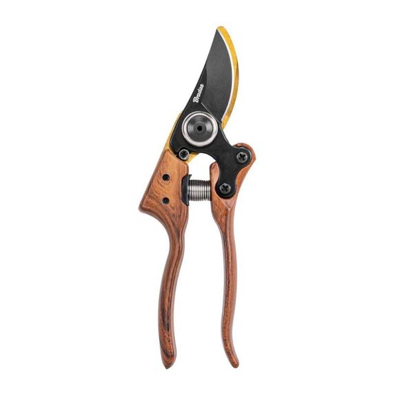 Секатор садовий Bradas V-SERIES, TITANIUM & WOOD обвідне лезо зі сталі SK5 (KT-V1039)