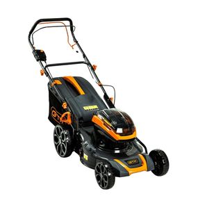 Газонокосарка акумуляторна самохідна GTM BLM48H-SP (48 см, 30-80 мм, 70 л, BL, 18+18 В, без акумуляторів та зарядного пристрою)