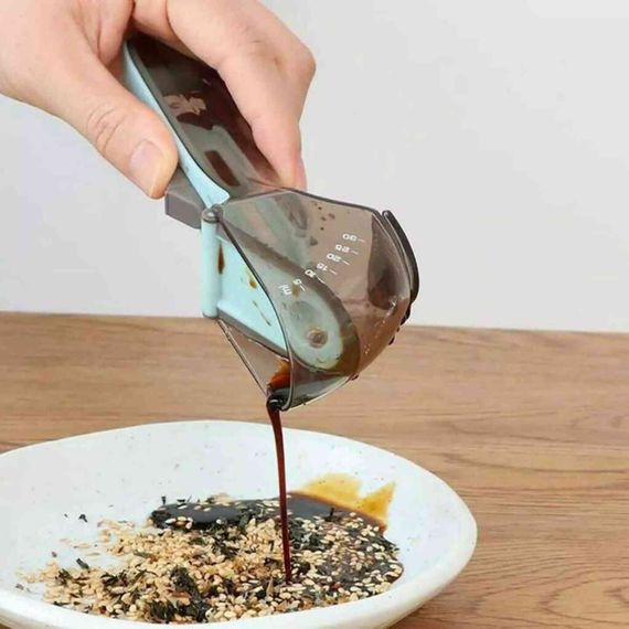 Регулируемые пластиковые мерные ложки 2 штуки Adjustable measuring spoon | Зображення 5