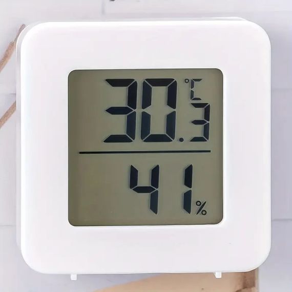 Термометр гигрометр мини цифровой переключатель температуры электронный дисплей, работает от батареек