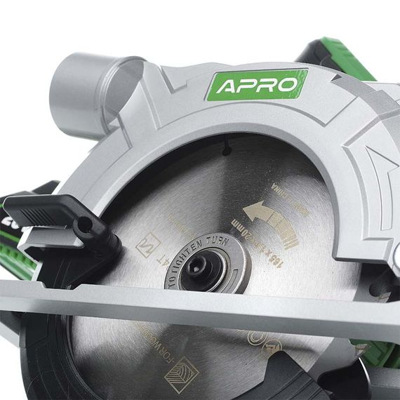 Циркулярная пила APRO 20В, 165мм, 20CS, без АКБ | Зображення 7
