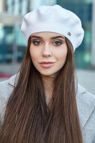 Берет «Амелия» белый
